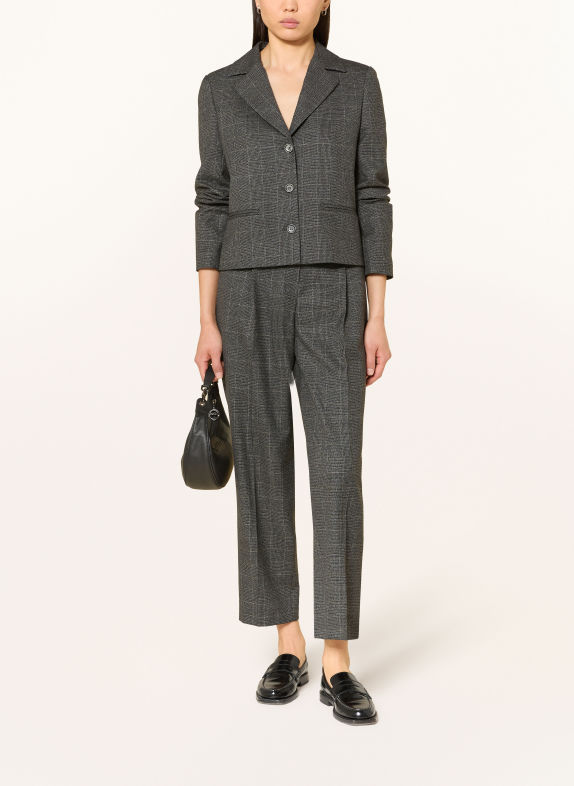 MARC AUREL Blazer with glitter thread DARK GRAY / SILVER / LIGHT GRAY