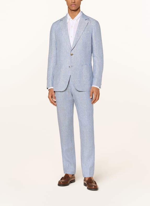REISS Linnen colbert ATLANTIC Extra Slim Fit LICHTBLAUW