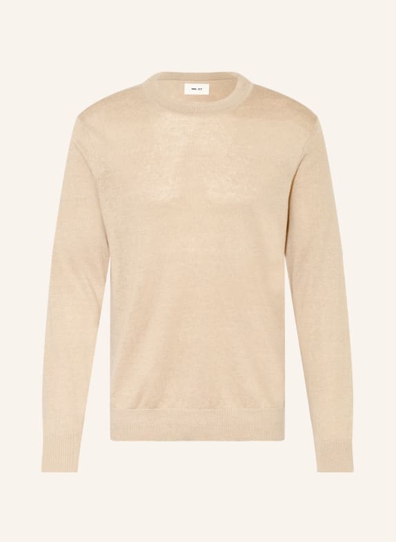 NN.07 Leinenpullover TED BEIGE