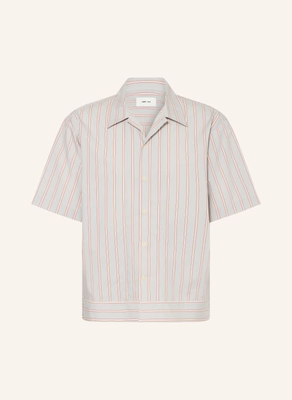 NN.07 Chemise à manches courtes REED Comfort Fit BLEU / ROUGE / BLANC
