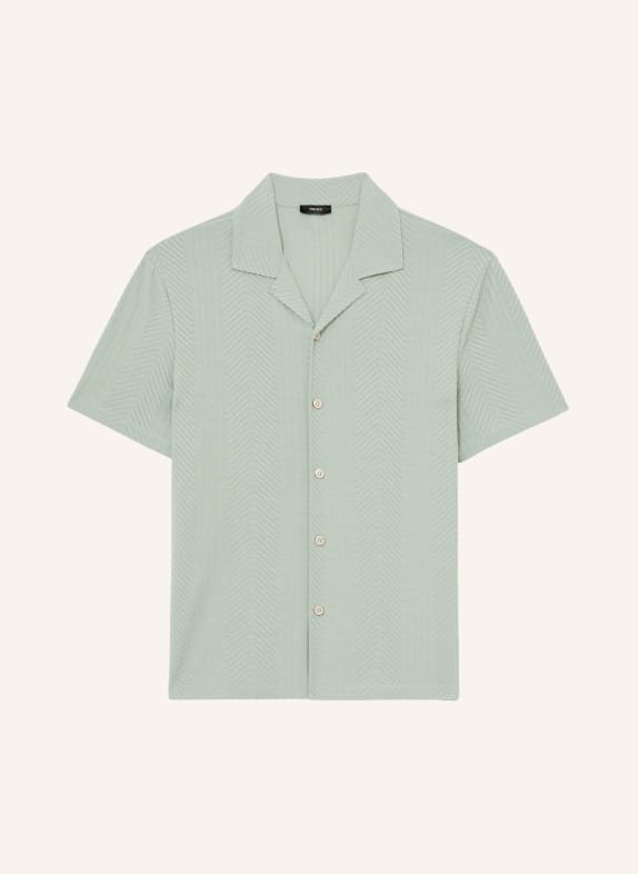 REISS Strickhemd FREDERICK Regular Fit HELLGRÜN