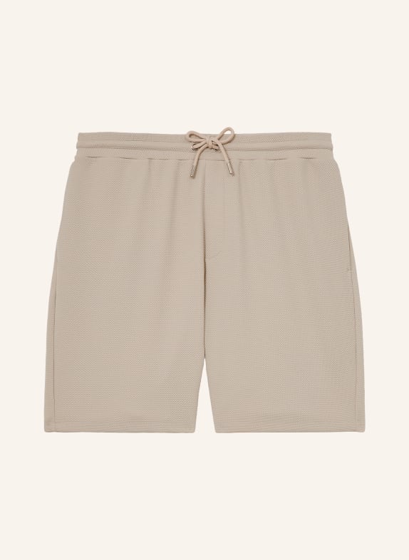 REISS Piqué shorts TAVOLLA ECRU