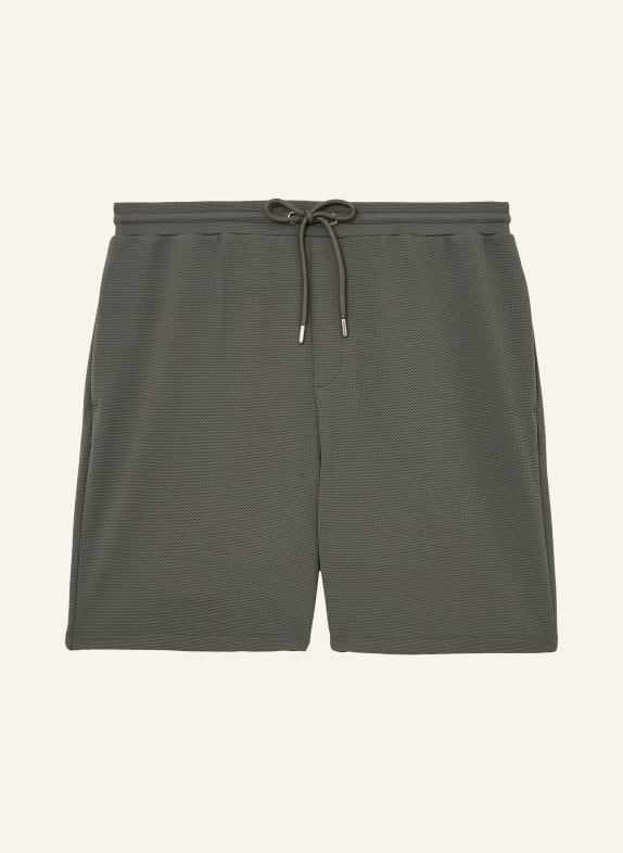 REISS Piqué-Shorts TAVOLLA KHAKI