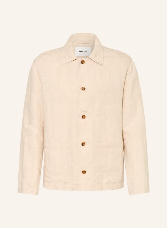 NN.07 Overshirt MORGAN aus Leinen ECRU