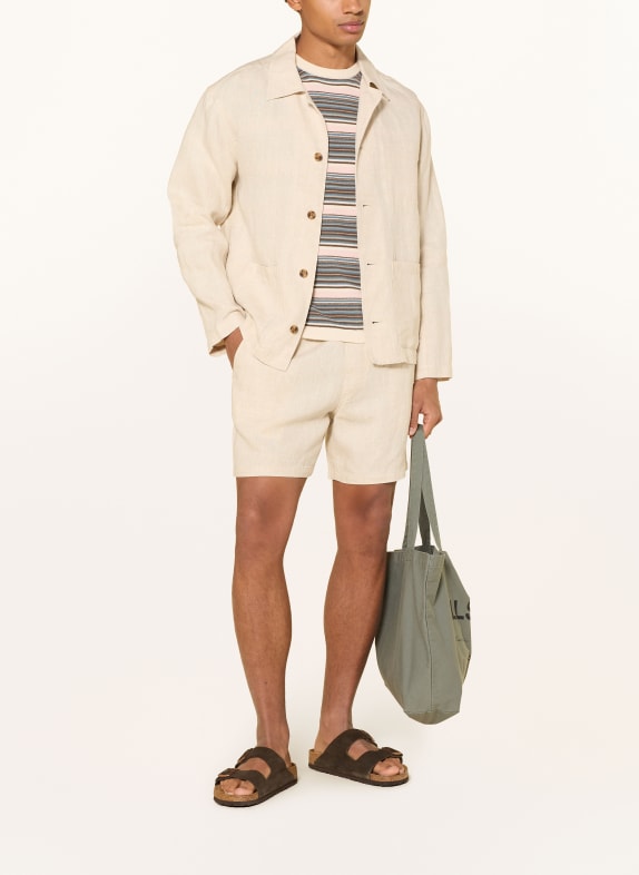 NN.07 Overshirt MORGAN aus Leinen ECRU