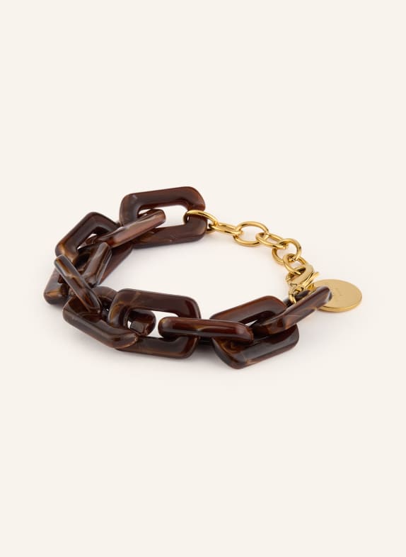CHEEKY CHAIN MUNICH KELLY Bracelet DARK BROWN / GOLD