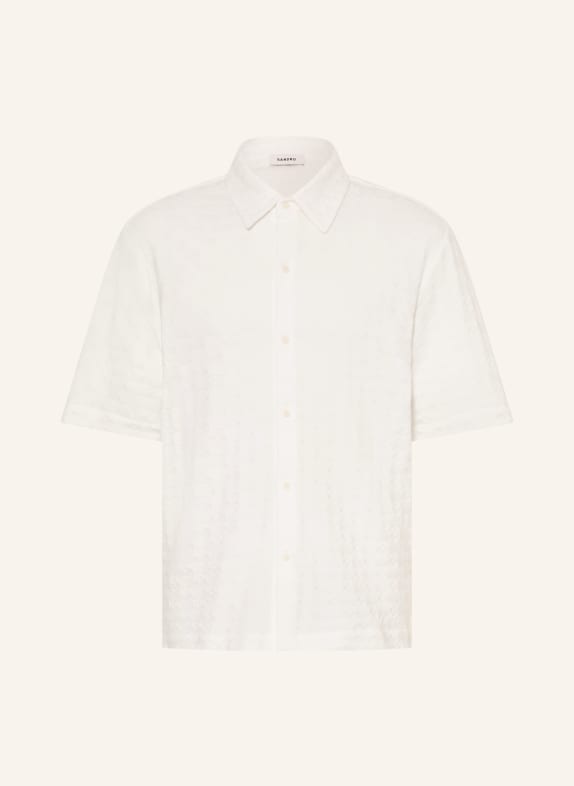 SANDRO Jerseyhemd Slim Fit WEISS