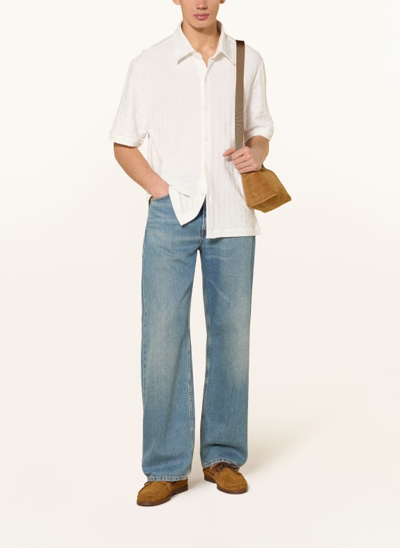 SANDRO Jerseyhemd Slim Fit WEISS