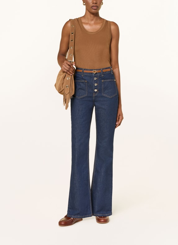 maje Bootcut Jeans 0369 DARK BLUE