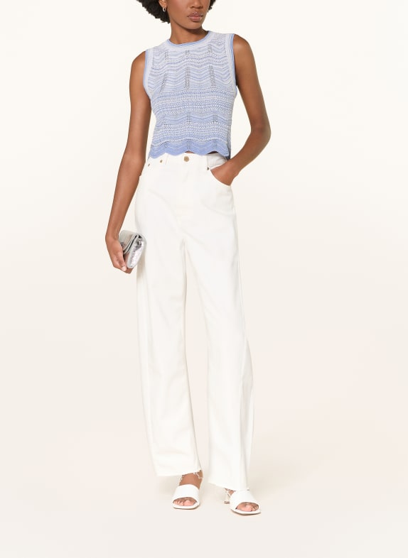 SANDRO Barrel Jeans 10 WHITE