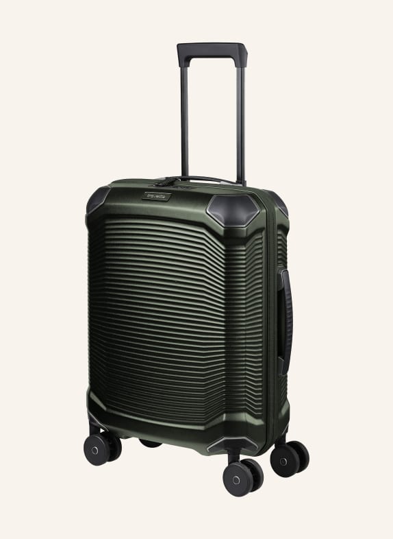 travelite Trolley MILLENNIUM DONKERGROEN / ZWART