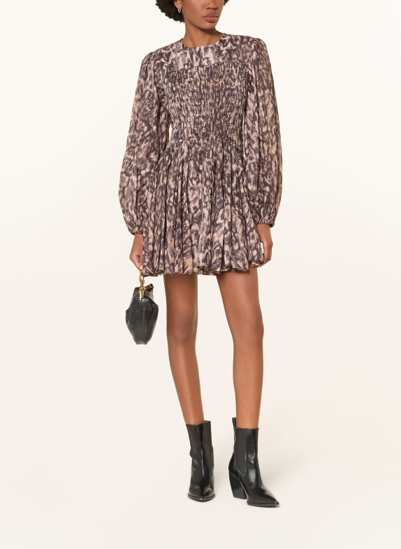 ALLSAINTS Kleid CHIA TAUPE / ROSÉ / SCHWARZ