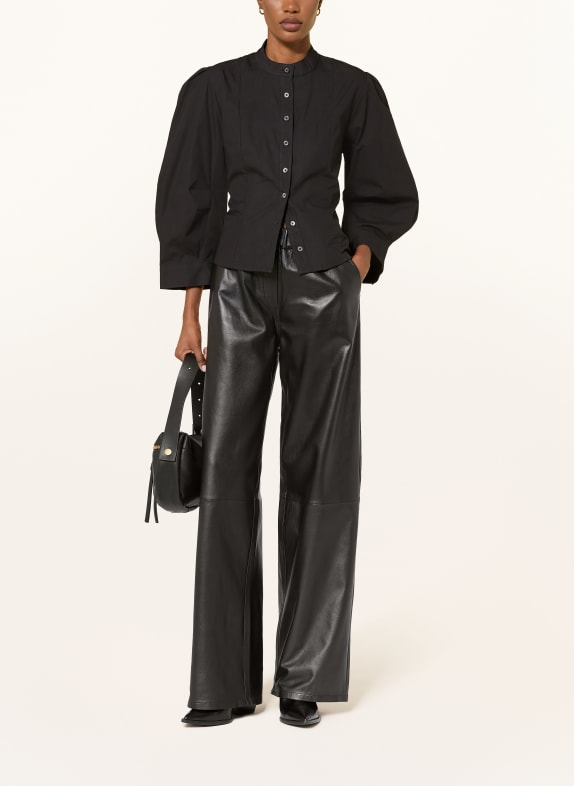 ALLSAINTS Blouse MAUD met 3/4-mouwen ZWART
