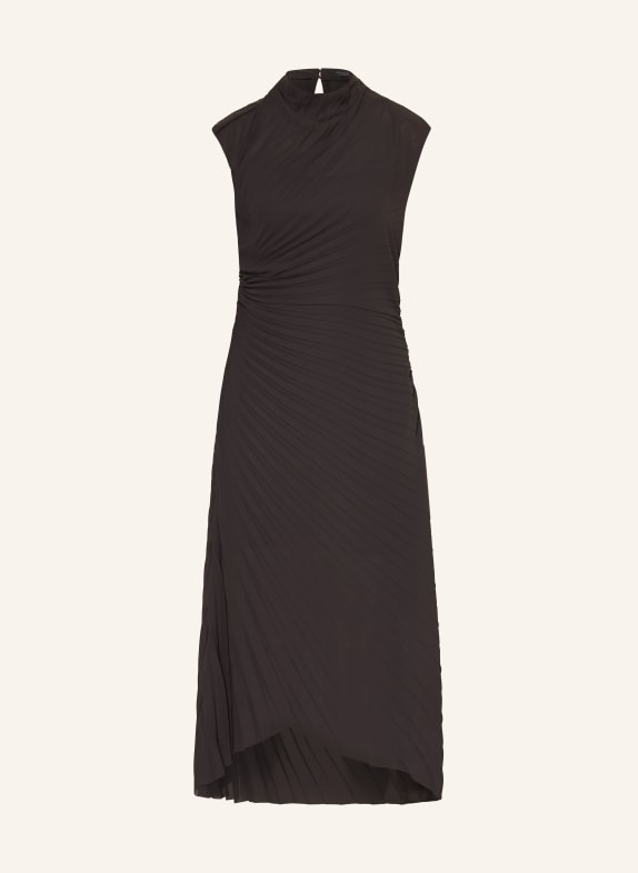 ALLSAINTS Plisseekleid RAYANNA SCHWARZ