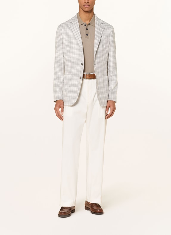 REISS Colbert CANTY Tailored Fit LICHTGRIJS / WIT