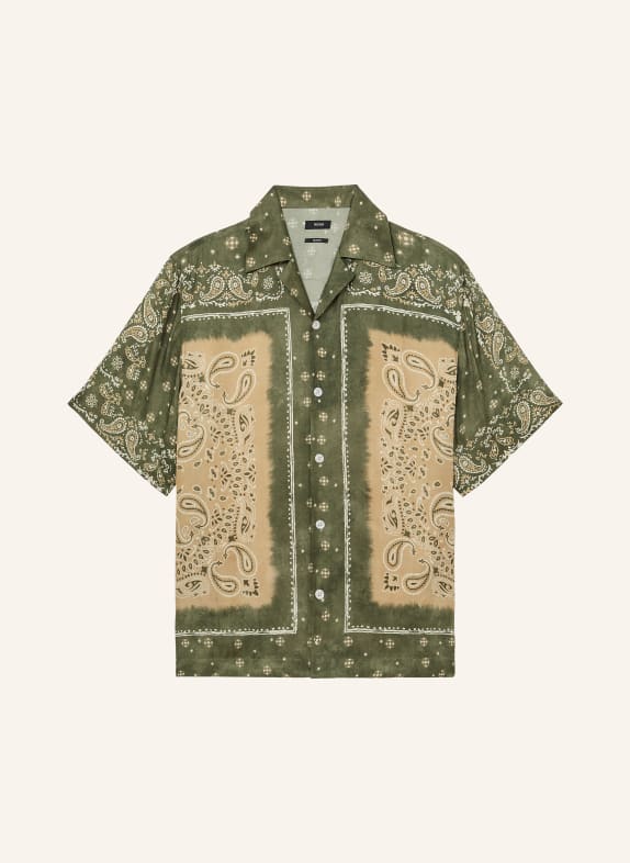 REISS Resorthemd VICENTE Relaxed Fit OLIJF / BEIGE