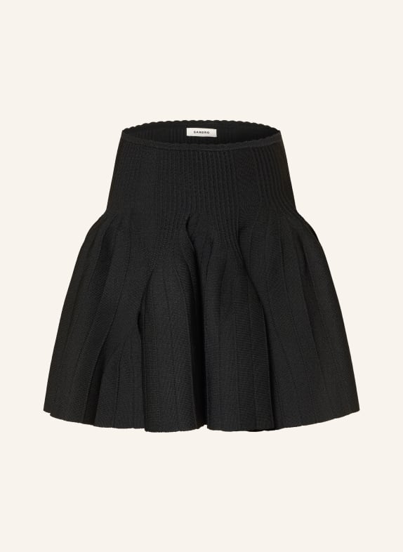 SANDRO Strickrock SCHWARZ