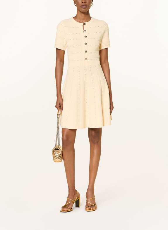 SANDRO Strickkleid CREME