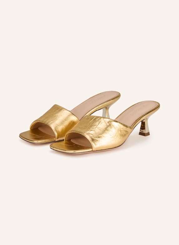 SANDRO Mules GOLD