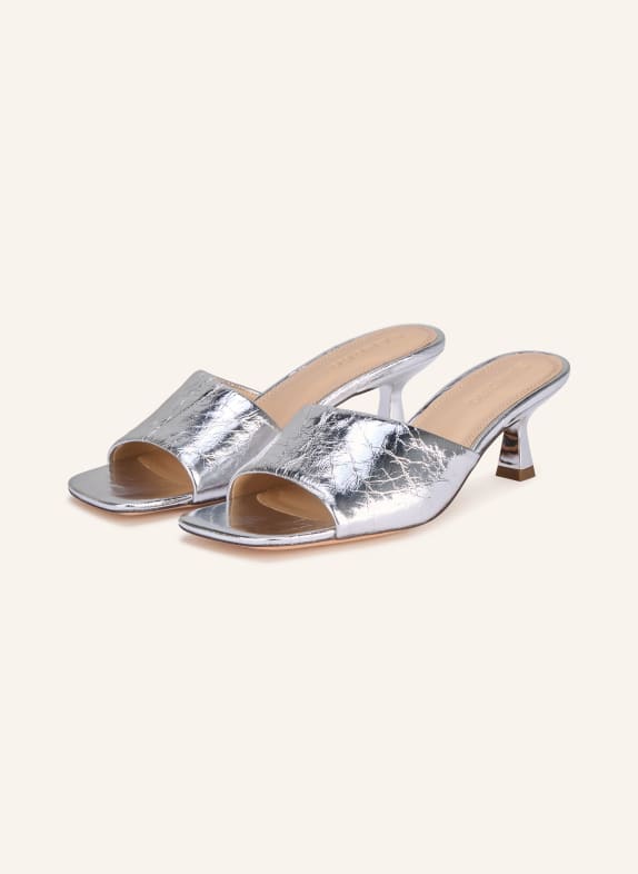 SANDRO Mules SILBER