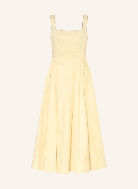 maje Sukienka z kamieniami ozdobnymi JASNOŻÓŁTY