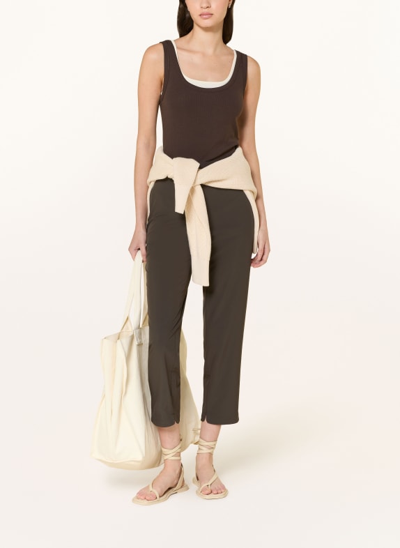 someday 7/8-broek CHARLIE MARRON FONCÉ