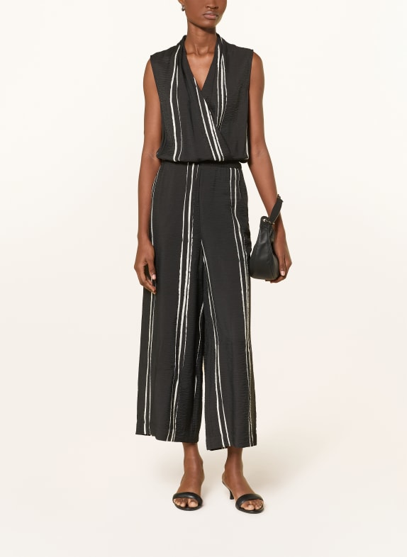 someday Jumpsuit CAFALLI met wikkeloptiek ZWART / WIT