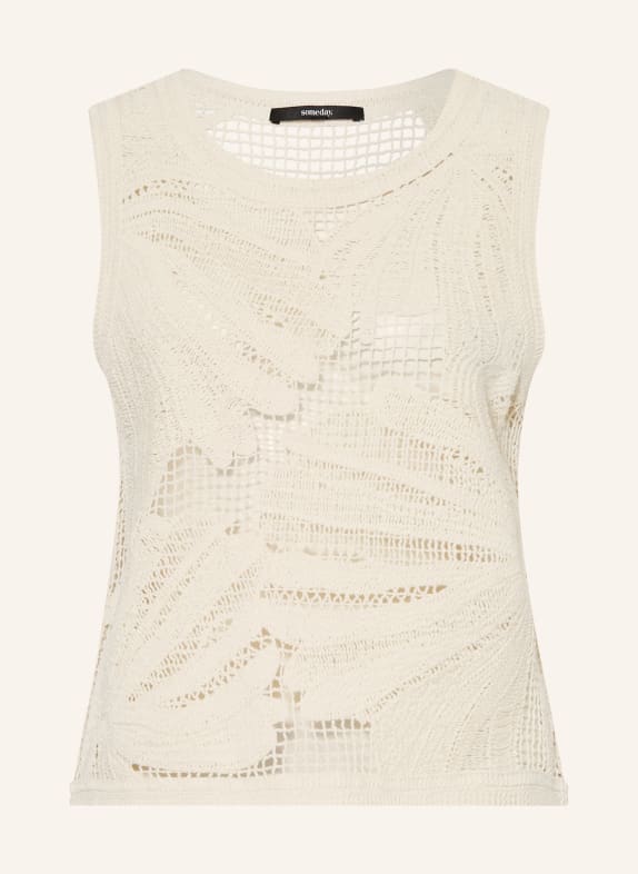 someday Crochet top UFLORA CREAM