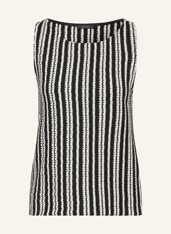 OPUS IMESA Knit Top BLACK / WHITE