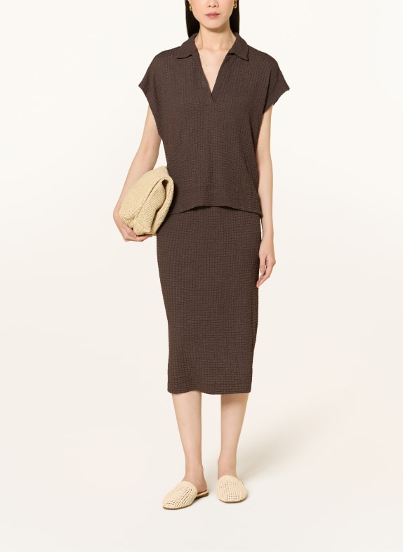 OPUS Bluse SIPIN MØRKEBRUN
