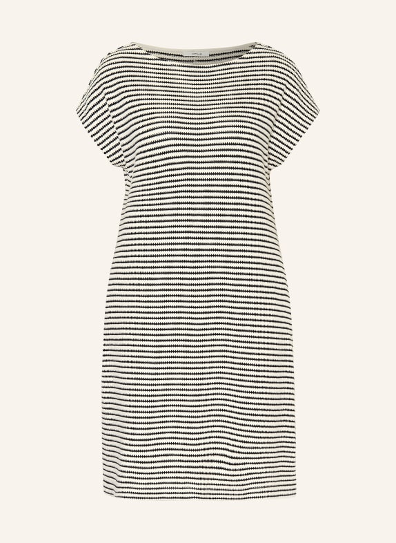 OPUS Gebreide jurk WARUA WIT / ZWART