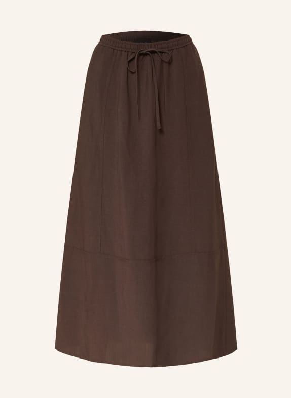 OPUS RIDANA Skirt DARK BROWN