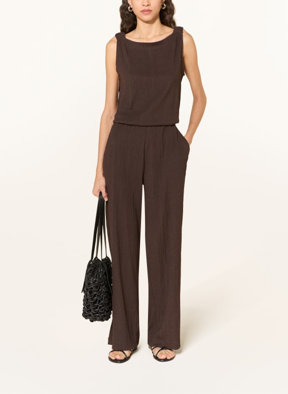 OPUS Jumpsuits MEFIZA MARRON FONCÉ
