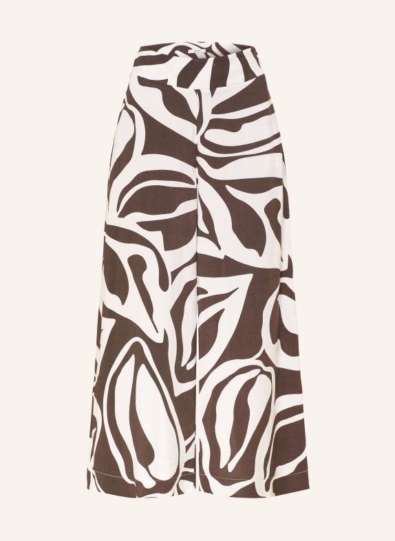 OPUS MISHA Culottes DARK BROWN / WHITE