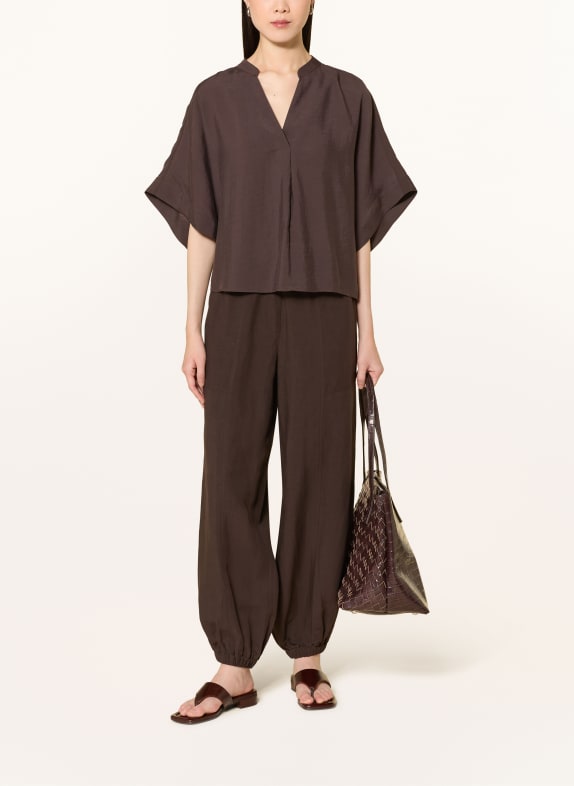 OPUS Bluse FENELLA MØRKEBRUN