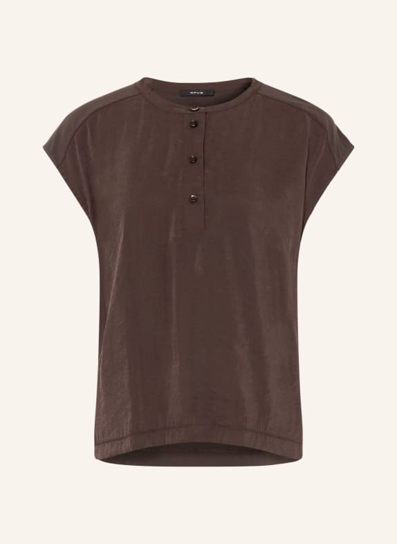 OPUS SAJULA Blouse Shirt DARK BROWN