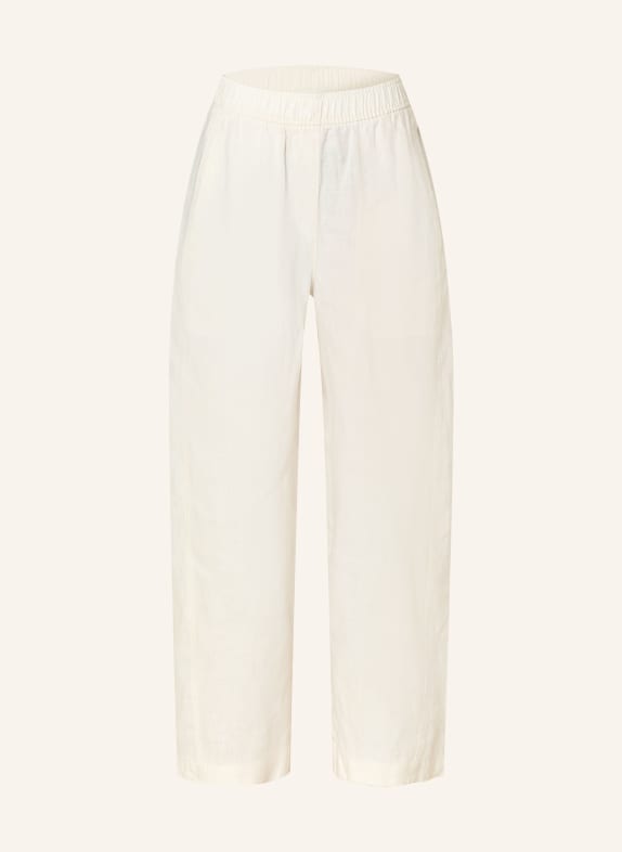 OPUS MYHA 7/8-length linen pants CREAM
