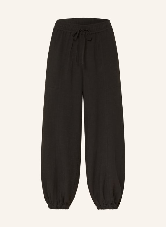 OPUS MYHA Jogging-Style Pants BLACK