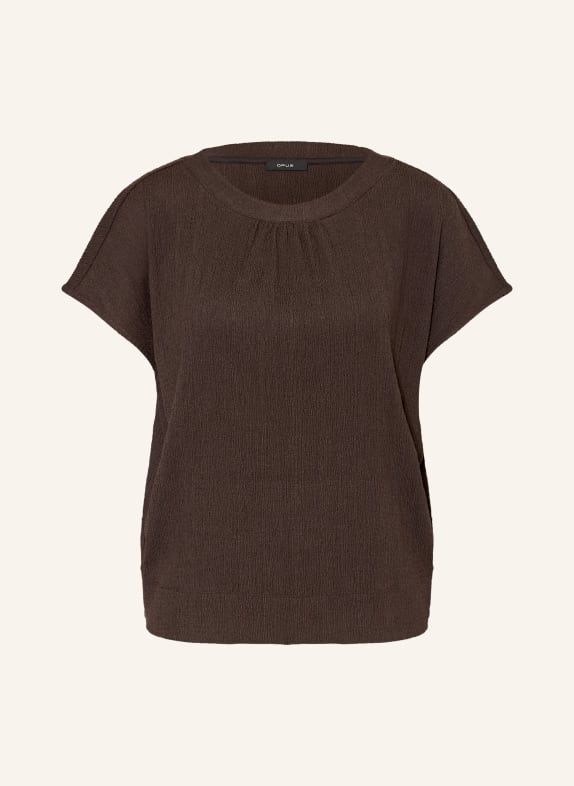 OPUS SALTI Blouse Shirt DARK BROWN