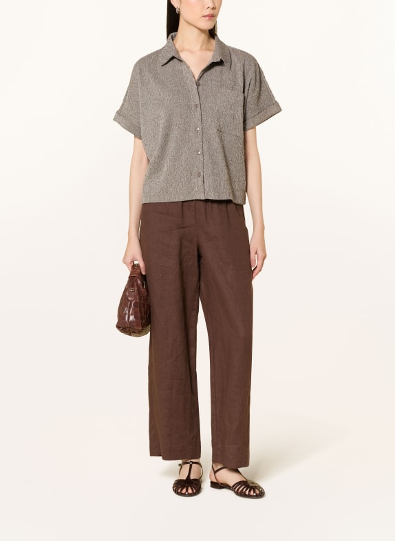 OPUS Skjortebluse SOASI TAUPE