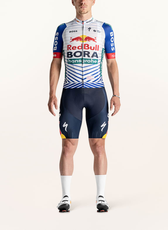 SPECIALIZED Fietsshirt RED BULL-BORA-HANSGROHE REPLICA WIT / BLAUW