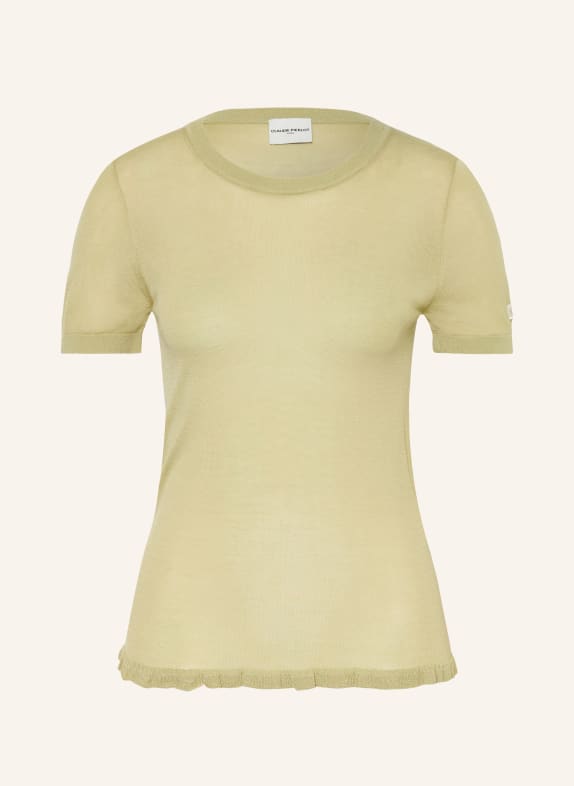 CLAUDIE PIERLOT Strickshirt HELLGRÜN