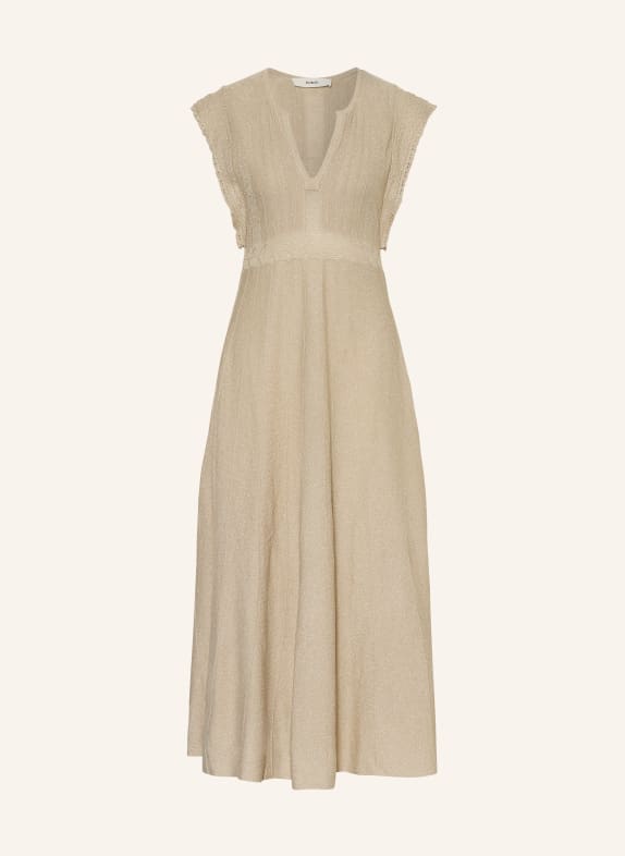ba&sh Strickkleid PASQUALINA mit Glitzergarn BEIGE