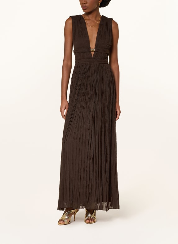 ba&sh Kleid TANIA DUNKELBRAUN