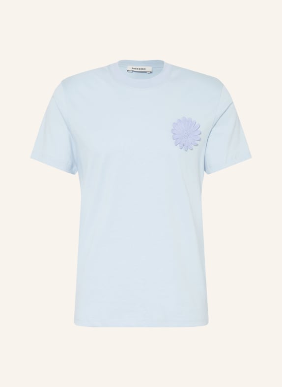 SANDRO Koszulka JASNONIEBIESKI