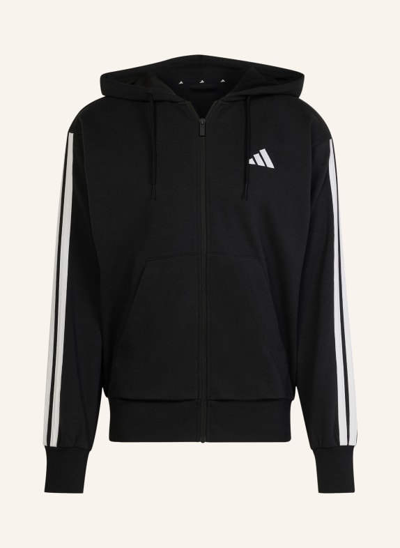 adidas Veste sweat ESSENTIALS NOIR / BLANC