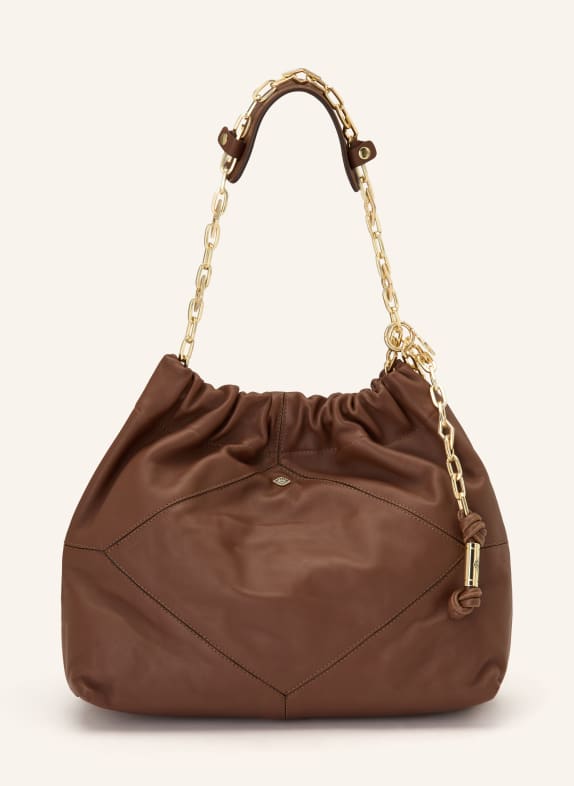 ba&sh Schultertasche BRAUN