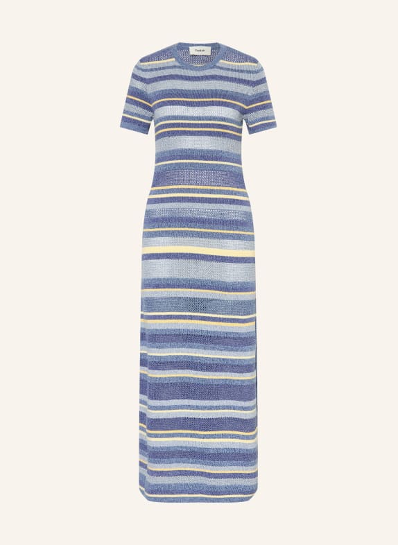 ba&sh Strickkleid TONNIE BLAU / GELB