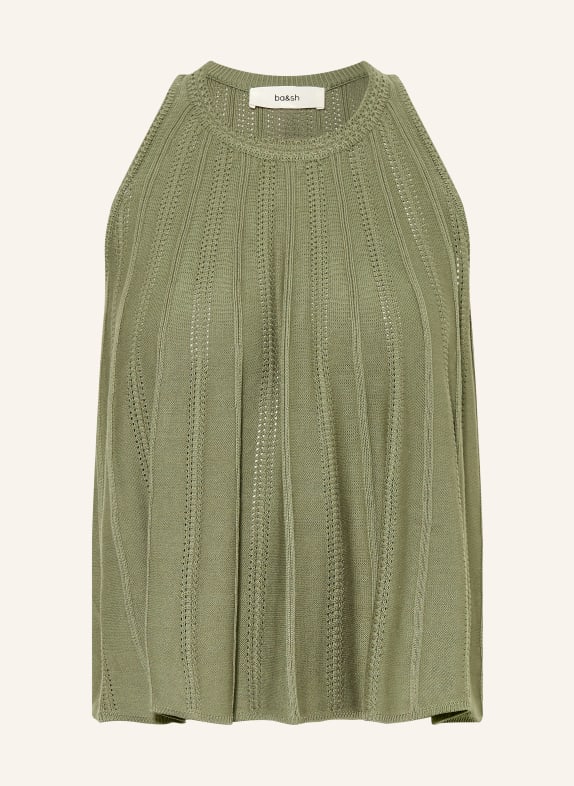 ba&sh Stricktop SERRES KHAKI