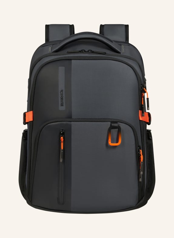 Samsonite Rucksack BIZ2GO 22,5 l mit Laptop-Fach DUNKELGRAU / ORANGE / SCHWARZ